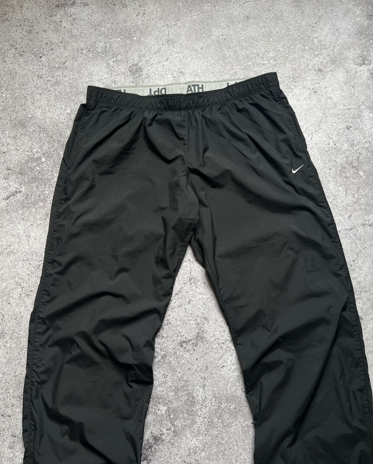 Nike × Vintage Vintage Nike Track Pants Swoosh Y2K Women's Size 36" / US 14 / IT 50 - 2 Thumbnail