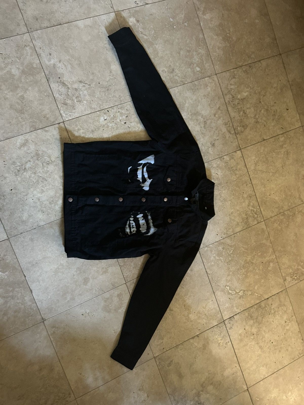 Playboi Carti Whole Lotta Red Denim Jacket Size US XL / EU 56 / 4 - 3 Thumbnail