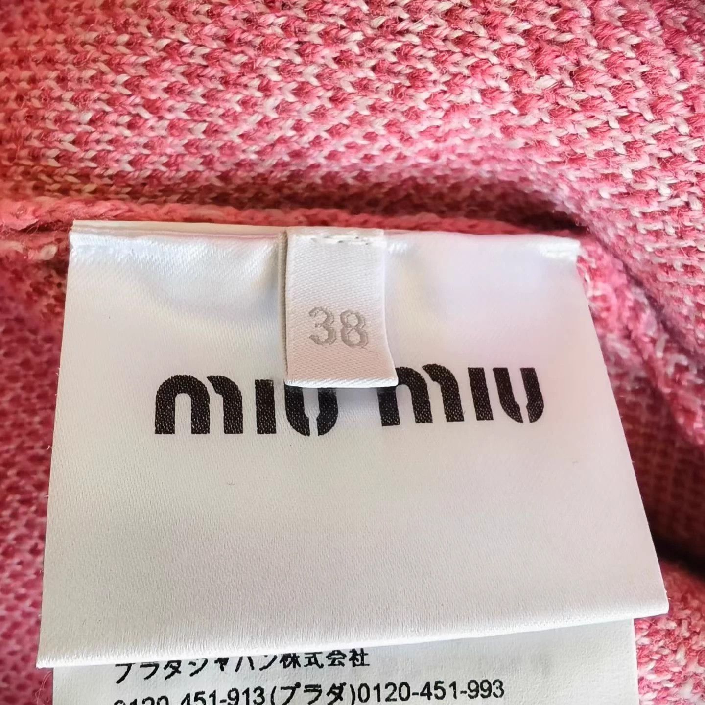 Miu Miu MIU MIU Wool Colorblock Bow Crew Longsleeve Sweater Size S / US 4 / IT 40 - 4 Thumbnail
