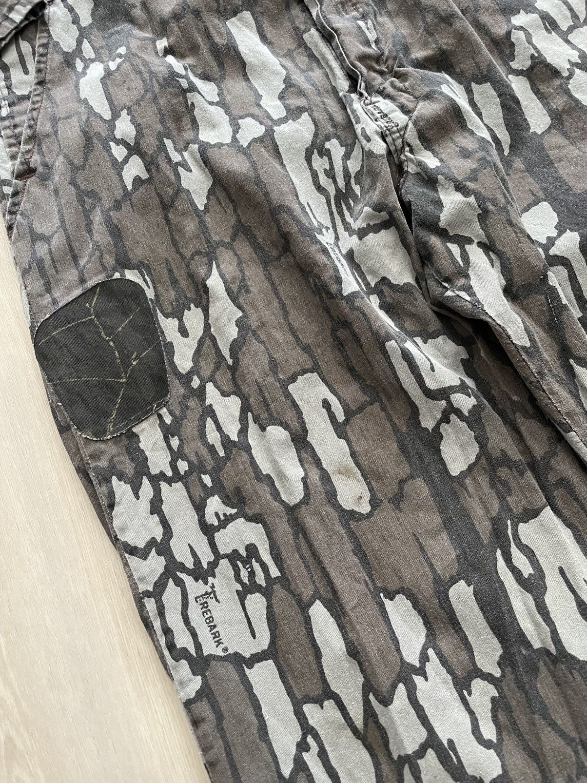 Vintage Vtg 80s TREBARK Camo Coveralls Hunting USA sz XL *distressed Size US XL / EU 56 / 4 - 4 Thumbnail