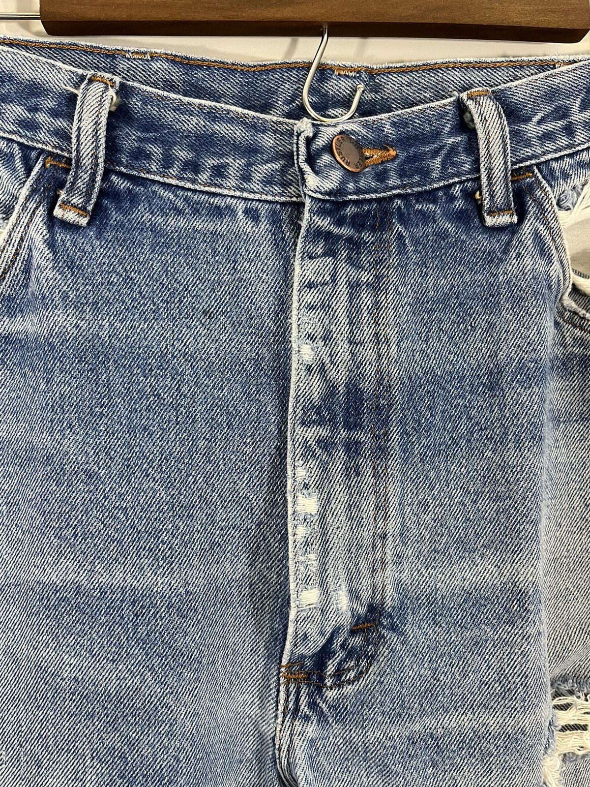 Vintage Sun Faded Thrashed Perfect Wash Distressed Jeans Size US 32 / EU 48 - 5 Thumbnail