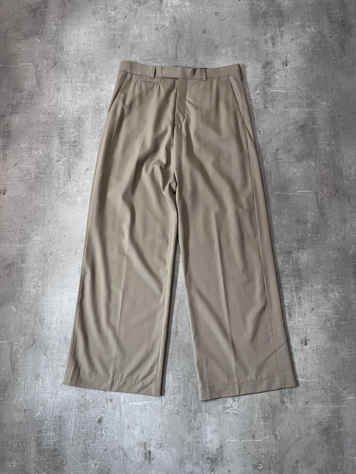 Dior Dior 2022 runway beige wool pants rare Size US 30 / EU 46 - 1 Thumbnail