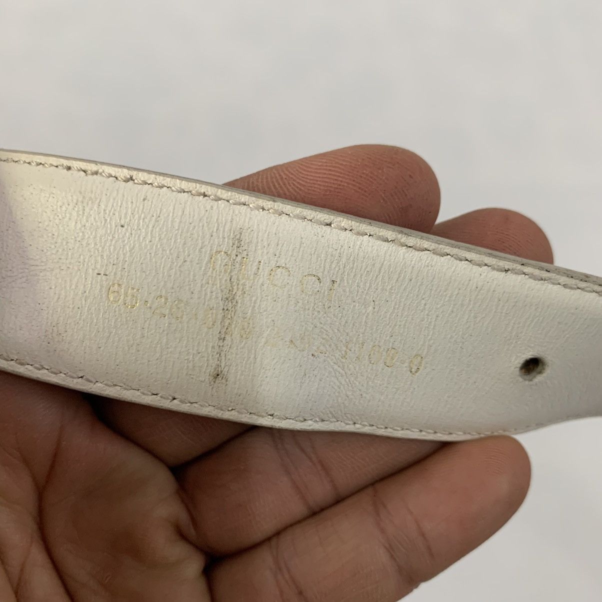 Gucci Authentic Gucci 2 Tone Colour Leather Belts Size ONE SIZE - 9 Thumbnail