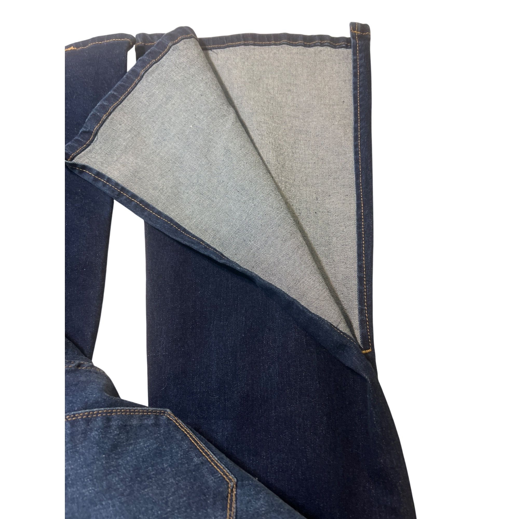 VIBE Vibe & Rant Distressed Flare Wide Leg Jeans Blue Denim Slits Size 26" / US 2 / IT 38 - 4 Thumbnail