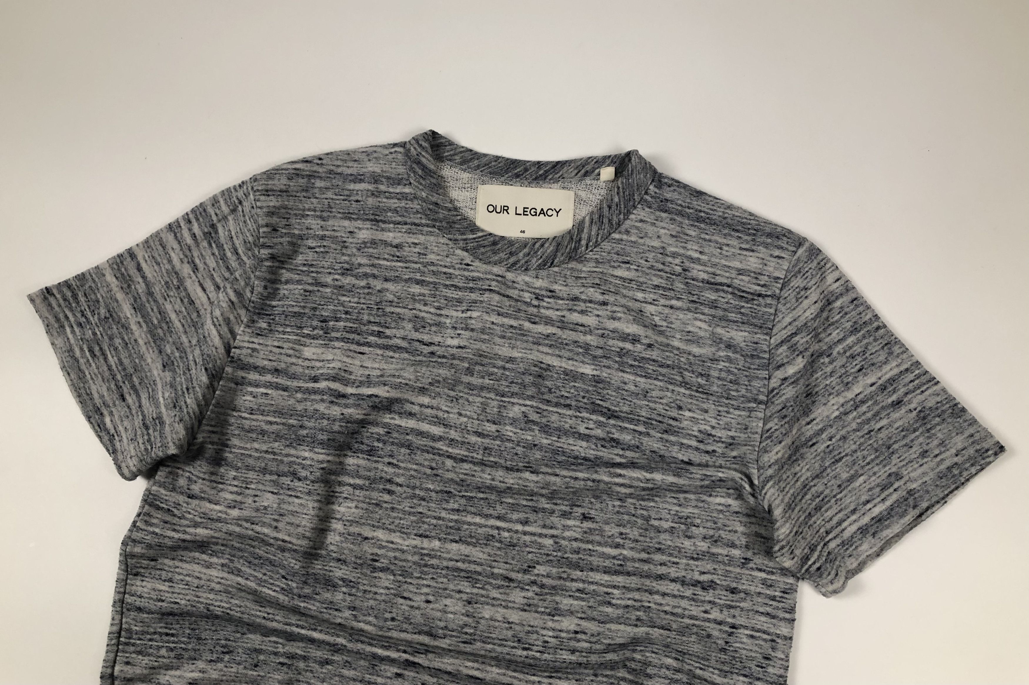Our Legacy Our Legacy Blue Grey Melange Tee Size US S / EU 44-46 / 1 - 2 Thumbnail