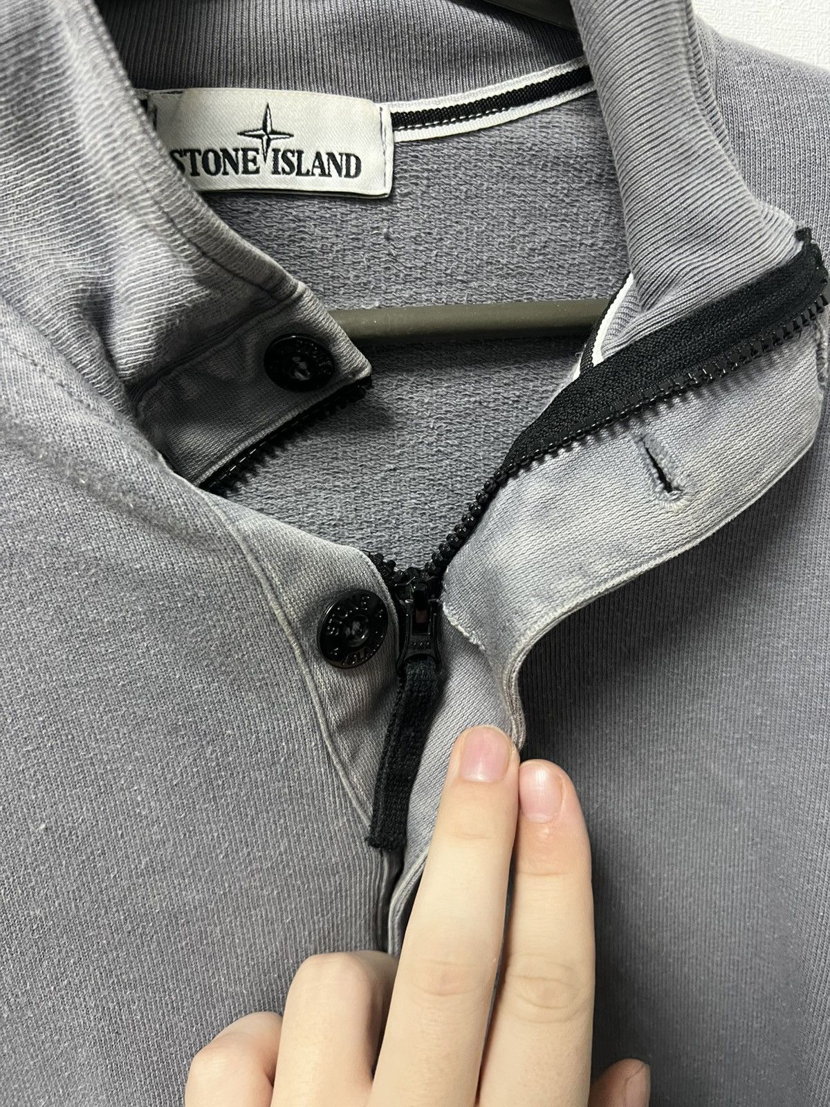 Stone Island Stone island 1/4 zip hoodie S Size US S / EU 44-46 / 1 - 5 Thumbnail