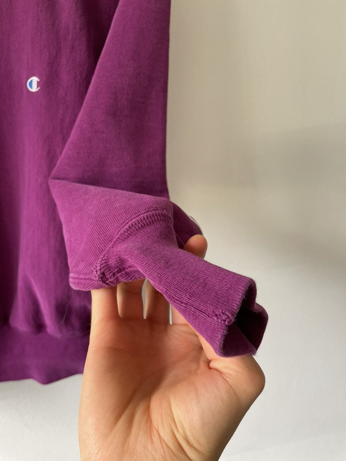 Champion Vintage 90s Purple Champion Reverse Weave Sweatshirt Size US M / EU 48-50 / 2 - 7 Thumbnail
