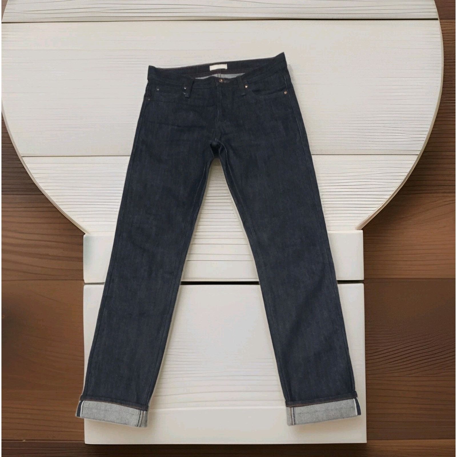 The Unbranded Brand The Unbranded Brand UB101 Skinny Fit 14.5oz Selvedge 32 x 33 Size US 32 / EU 48 - 1 Thumbnail