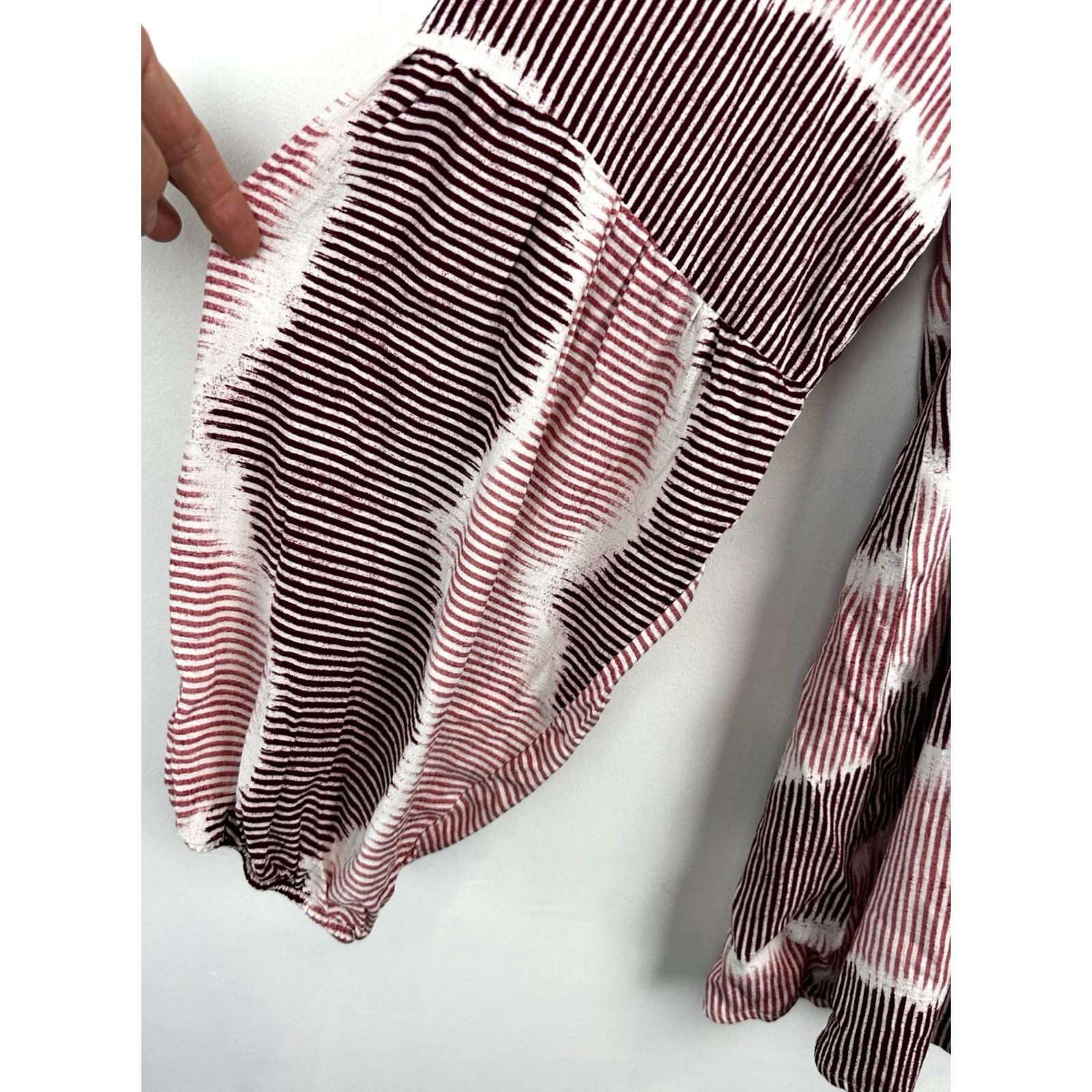 Vintage Lane Bryant Blouse Shirt Womens XL Tunic V-Neck Boho Floral Red Balloon Sleeve Hippie Peasant 16 Casual Spring Summer Fall Size XL / US 12-14 / IT 48-50 - 6 Thumbnail