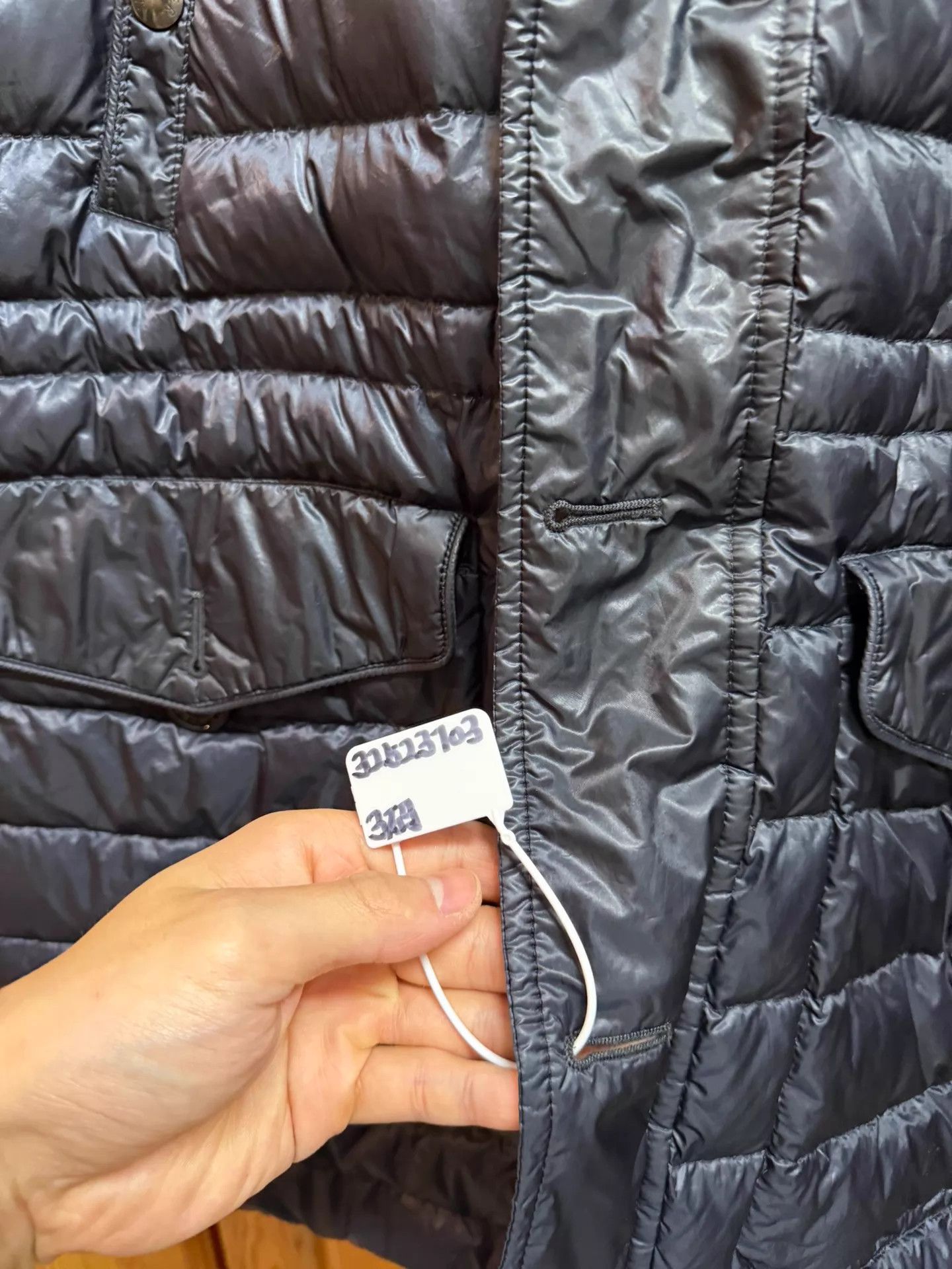 Moncler Moncler Benjamin Navy Long Down Coat 3 Size US L / EU 52-54 / 3 - 5 Thumbnail