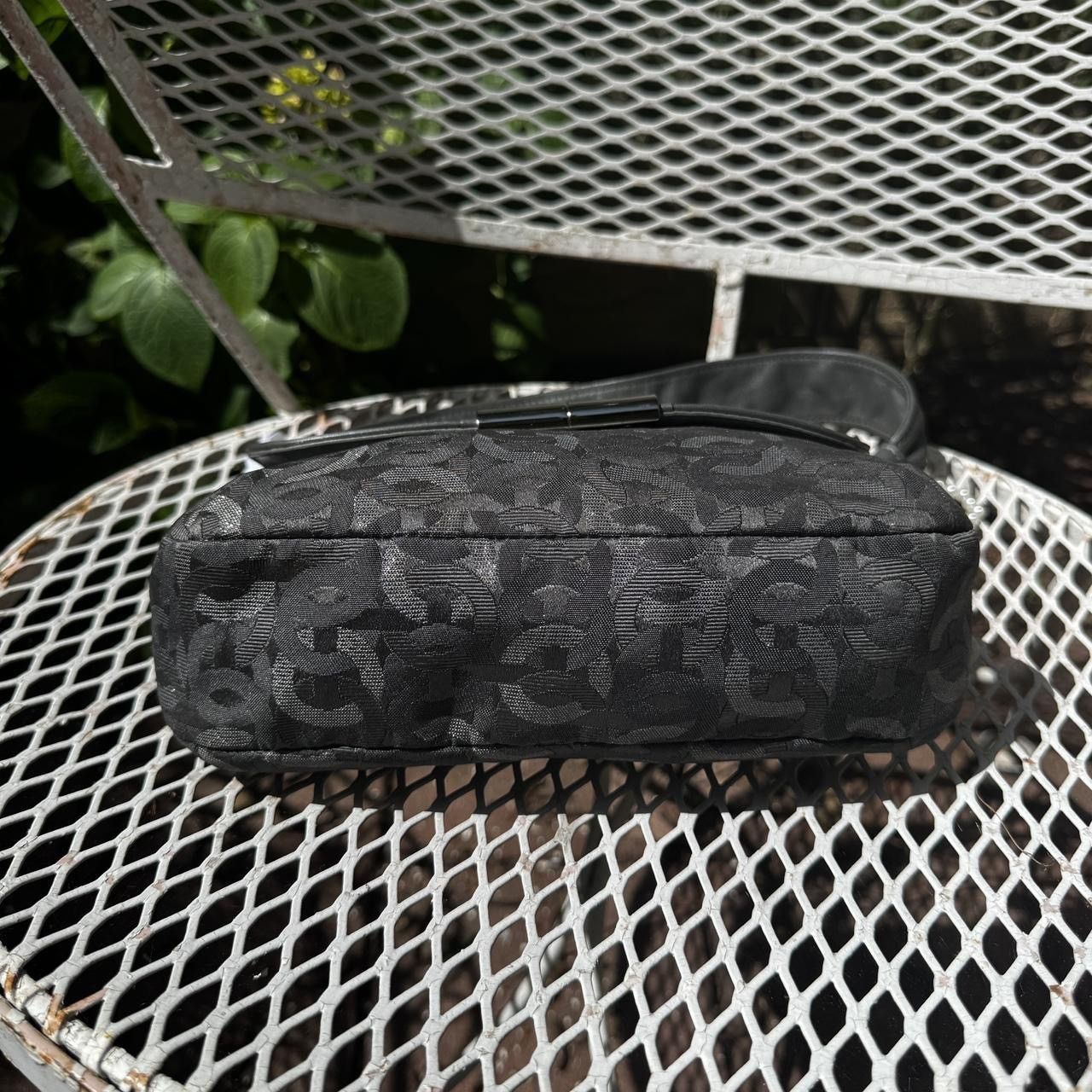Coach Mini Grey & Silver Coach Monogramed Purse Size ONE SIZE - 3 Thumbnail
