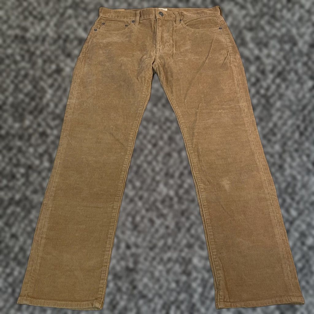 J.Crew J.Crew Pants Slim Corduroy 31x30 Brown 484 Mens New Size US 31 - 1 Thumbnail
