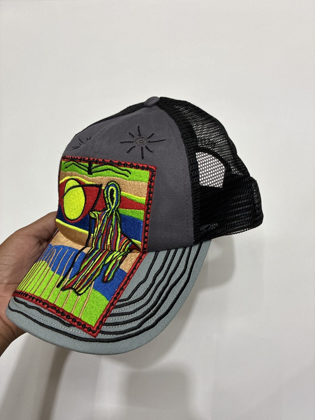 Supreme Supreme Reaper Mesh Back 6-Panel Grey Size ONE SIZE - 4 Thumbnail