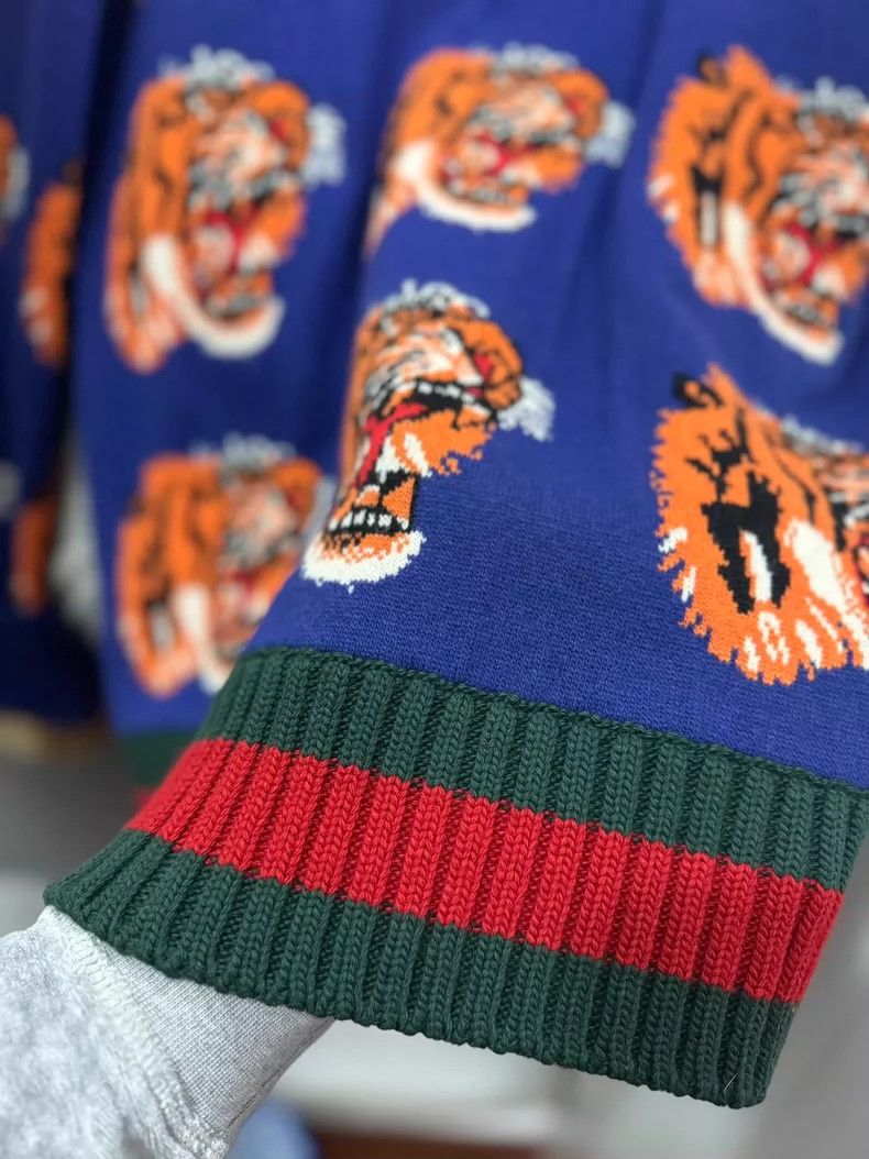 Gucci Gucci Popular tiger head sweater Size US M / EU 48-50 / 2 - 7 Thumbnail