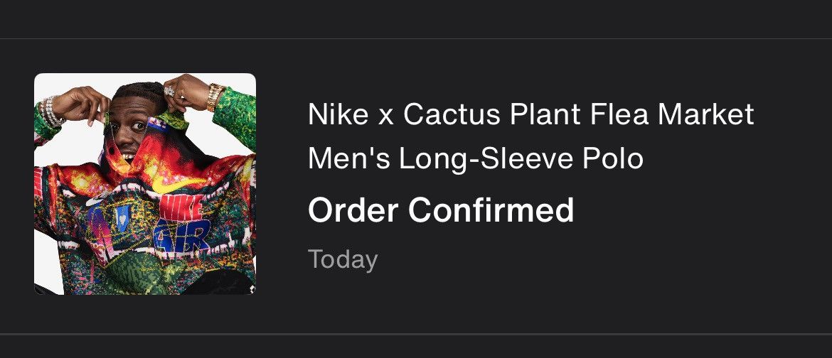 Cactus Plant Flea Market × Nike Jacquard Digi Field Long sleeve Polo Size US M / EU 48-50 / 2 - 6 Thumbnail