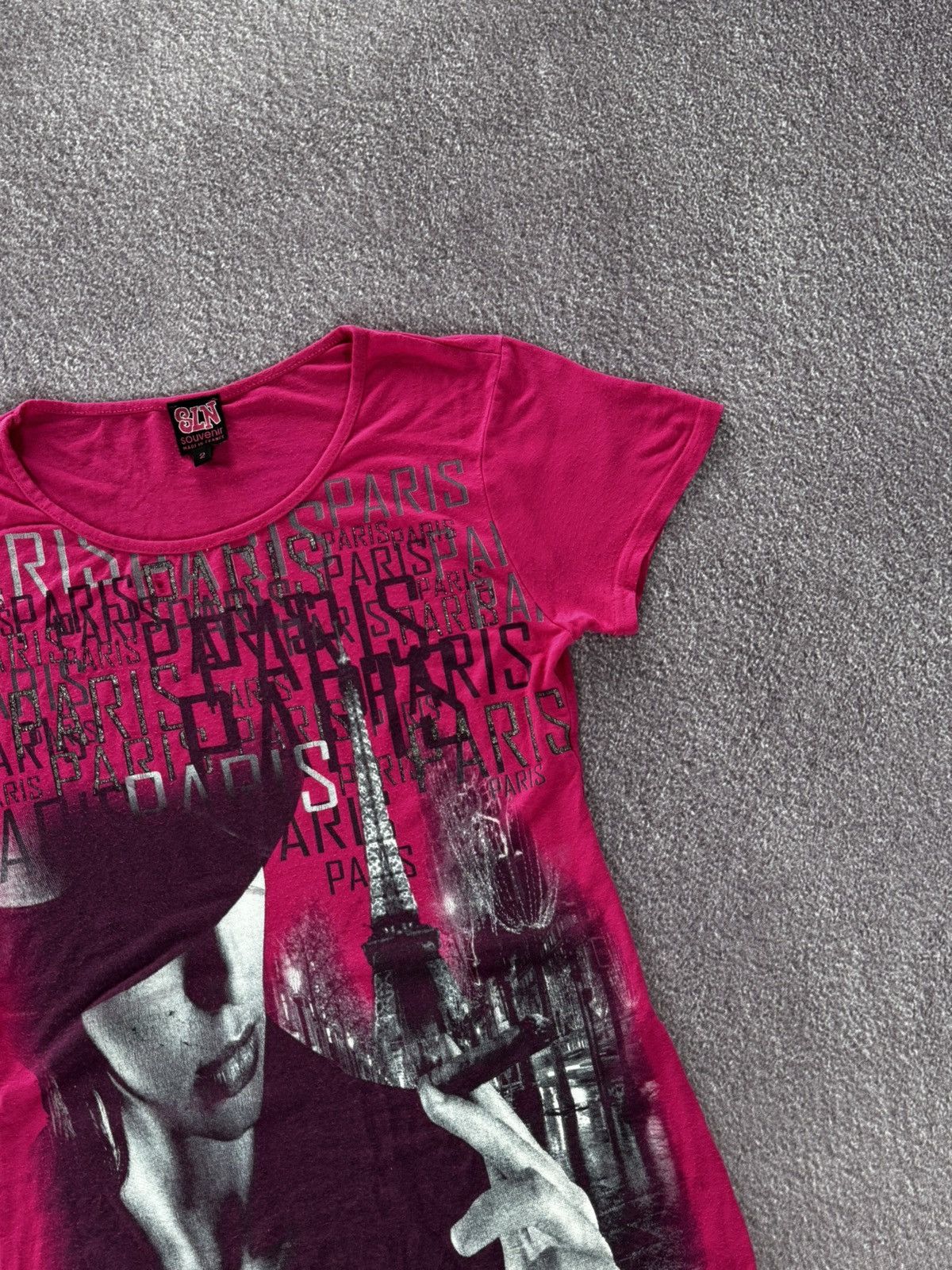 Hysteric Glamour Y2K Hysteric Glamour Style Paris Logo T-Shirt Size M / US 6-8 / IT 42-44 - 5 Thumbnail