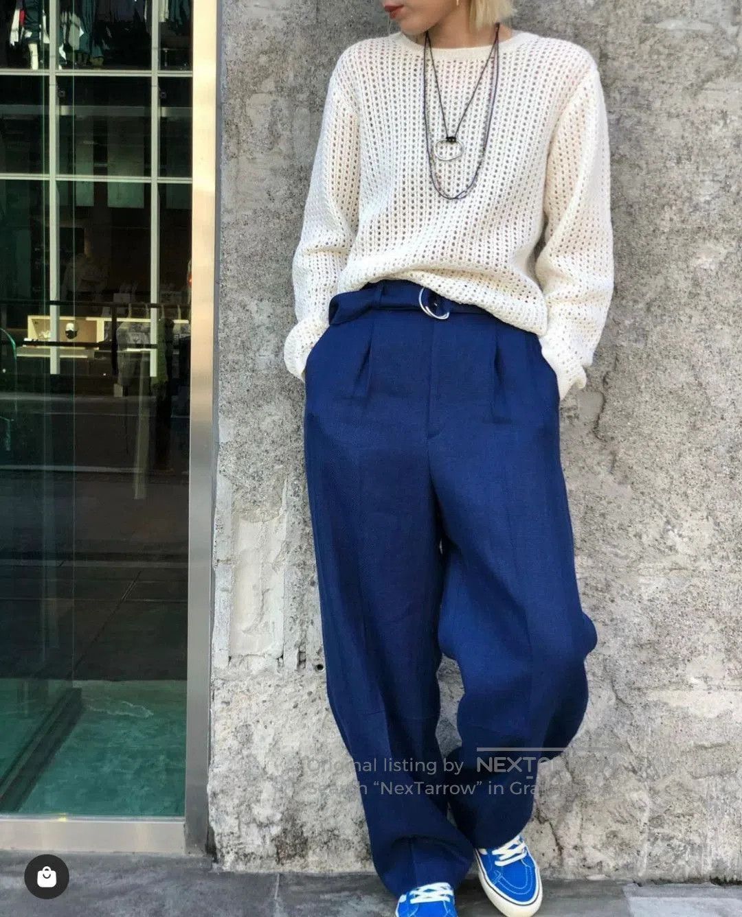 BEAUTY&YOUTH Blue High. Size 33" - 2 Thumbnail