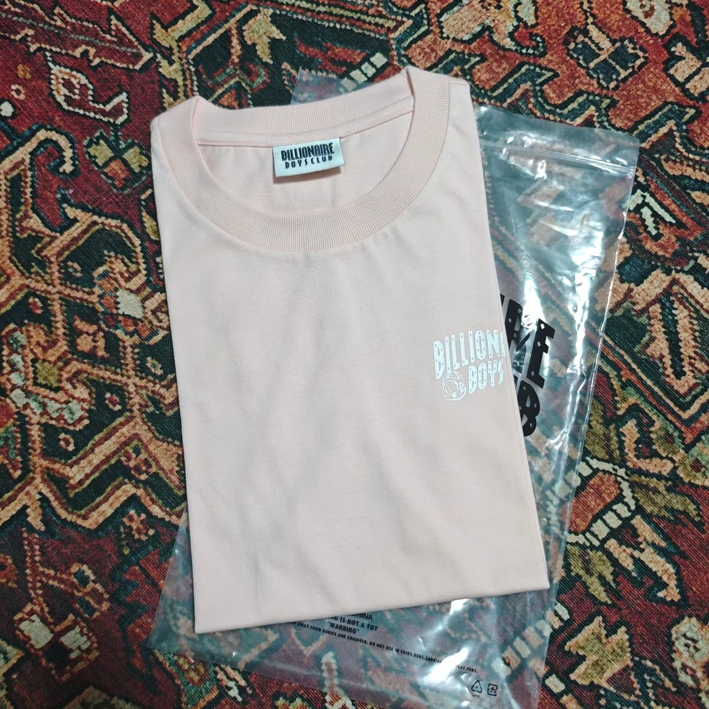 Billionaire Boys Club Billionaire Boys Club light pink short-sleeve t-shirt Size US L / EU 52-54 / 3 - 3 Thumbnail