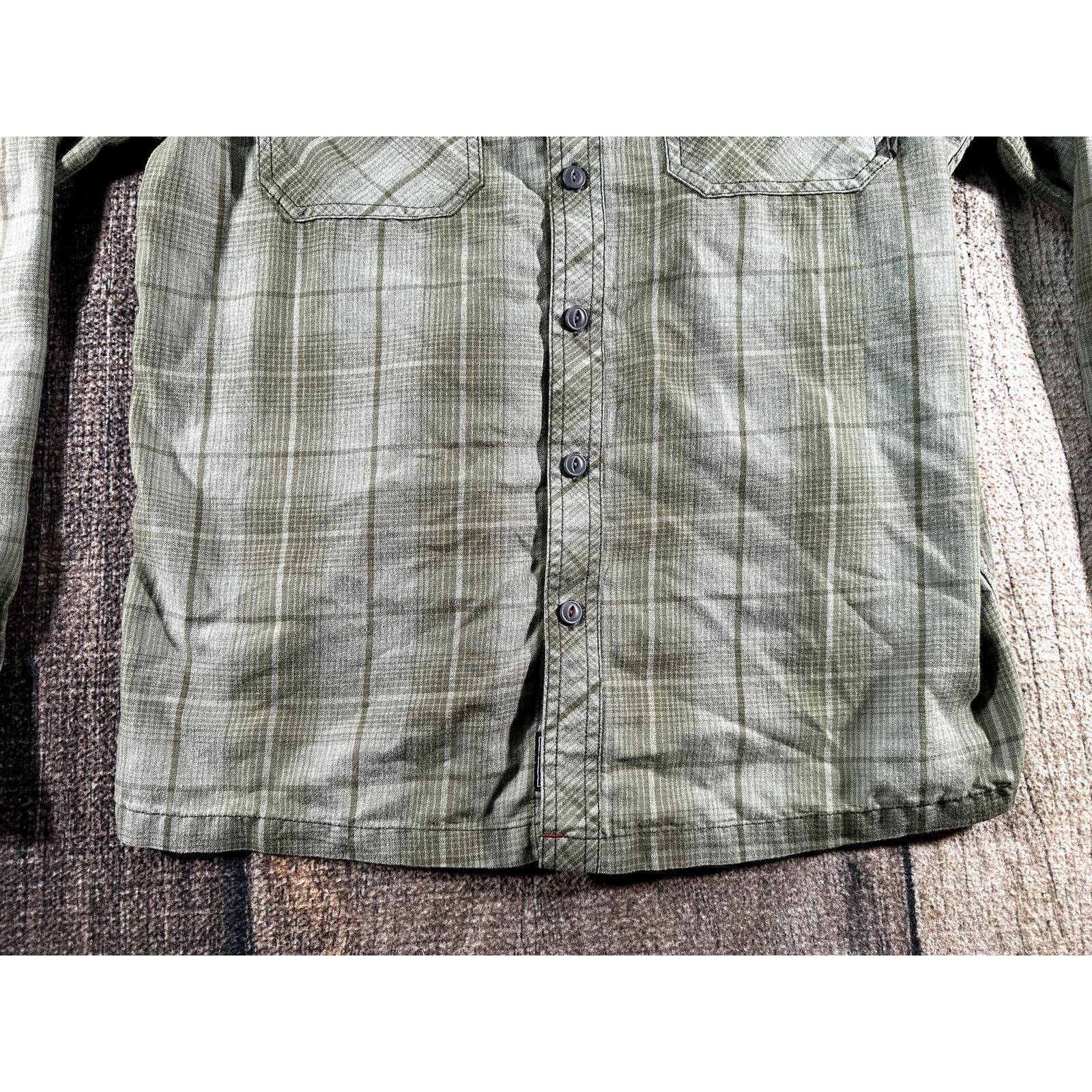 Outdoor Research Outdoor Research Mens Green Plaid LS Tangent II Shirt Size US M / EU 48-50 / 2 - 3 Thumbnail