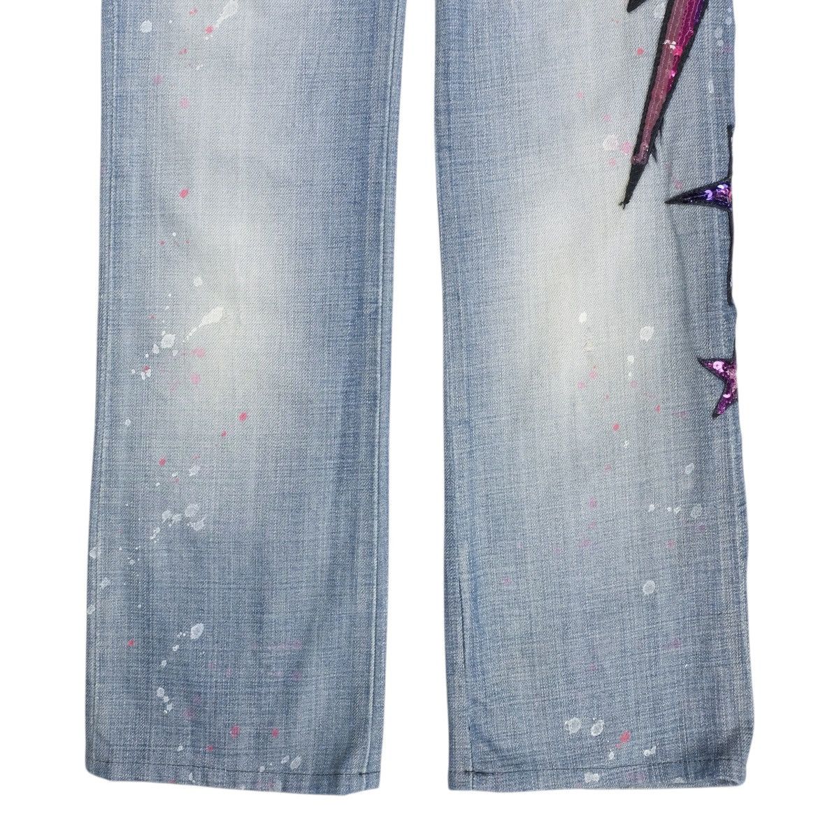 Miss Sixty Miss Sixty SS04 Lightning Bolt Jeans Size 27" / US 4 / IT 40 - 6 Thumbnail