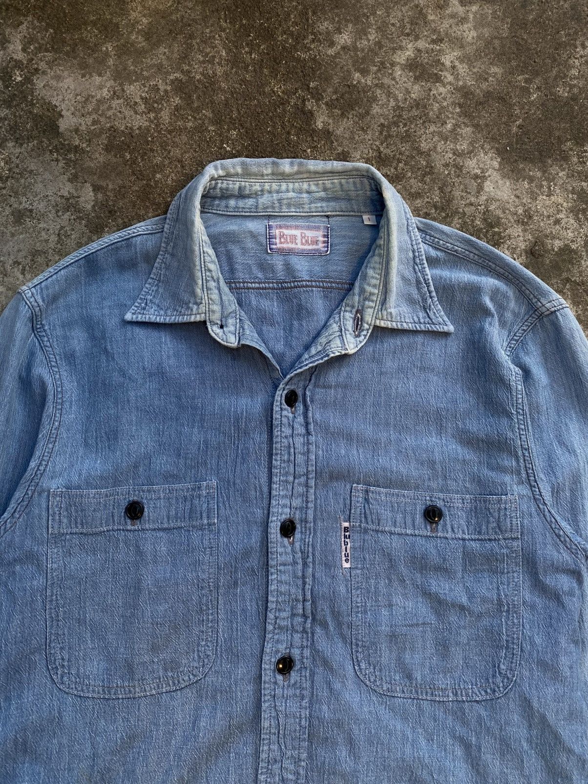 Blue Blue Japan BLUE BLUE JAPAN DENIM SHIRT Size US M / EU 48-50 / 2 - 2 Thumbnail