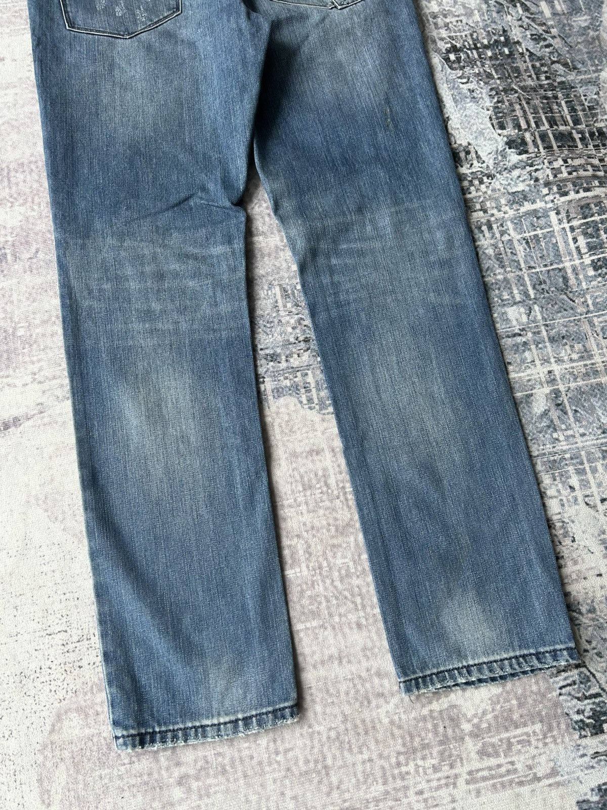 Jean Paul Gaultier JPG Patchwork Jeans Size US 35 - 9 Thumbnail