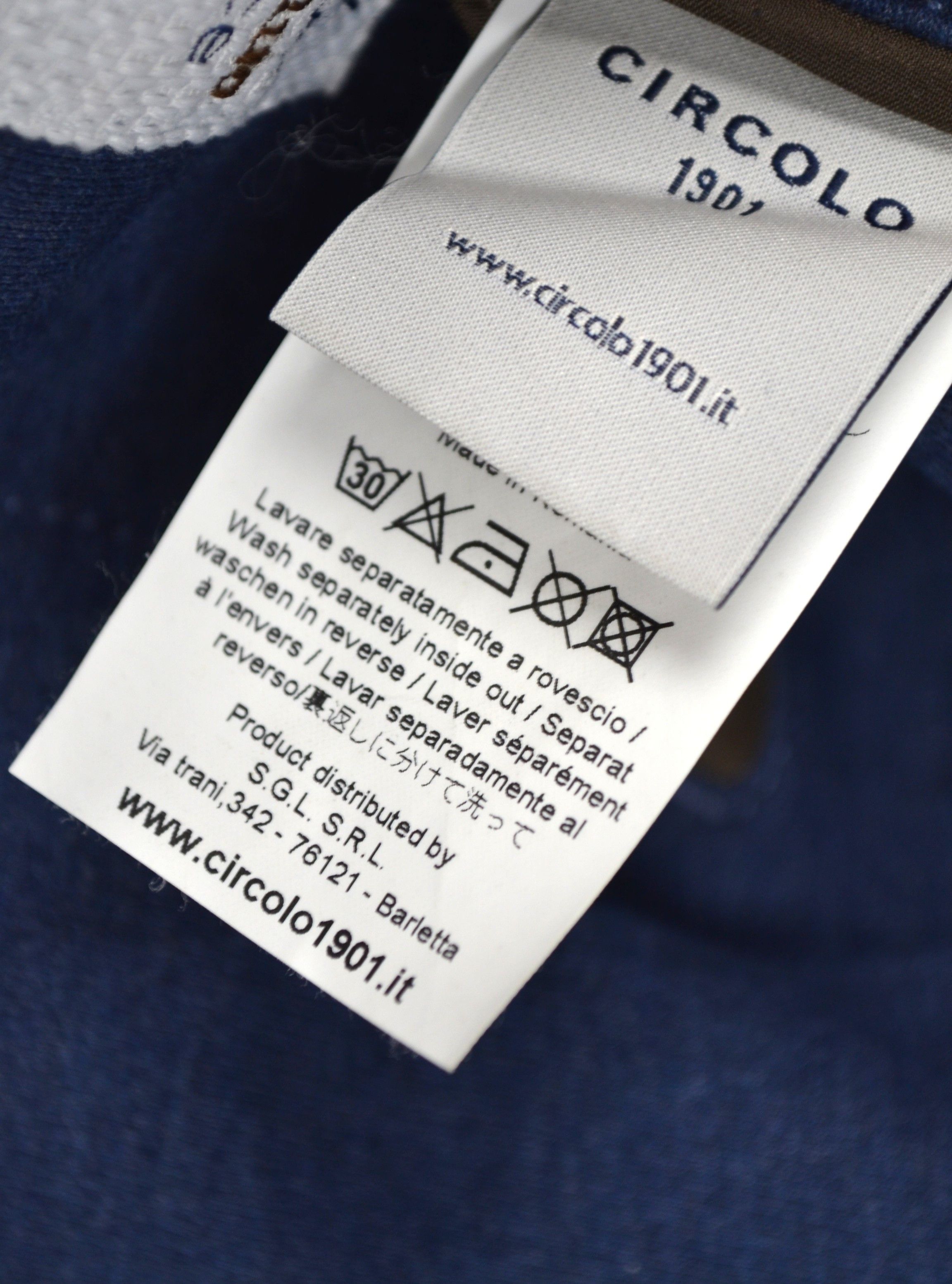 Circolo 1901 Circolo 1901 Blue Blazer Cotton Easy Sport Jacket 52 42US Size US L / EU 52-54 / 3 - 9 Thumbnail