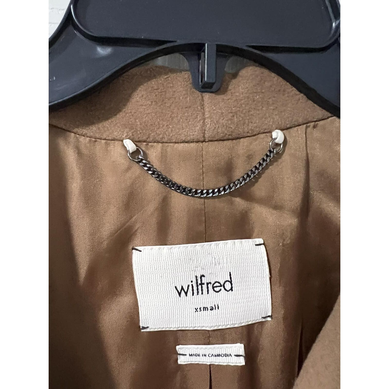 Aritzia Aritzia Wilfre Coat Brown Camel Size X-Small A001712 Size XS / US 0-2 / IT 36-38 - 6 Thumbnail