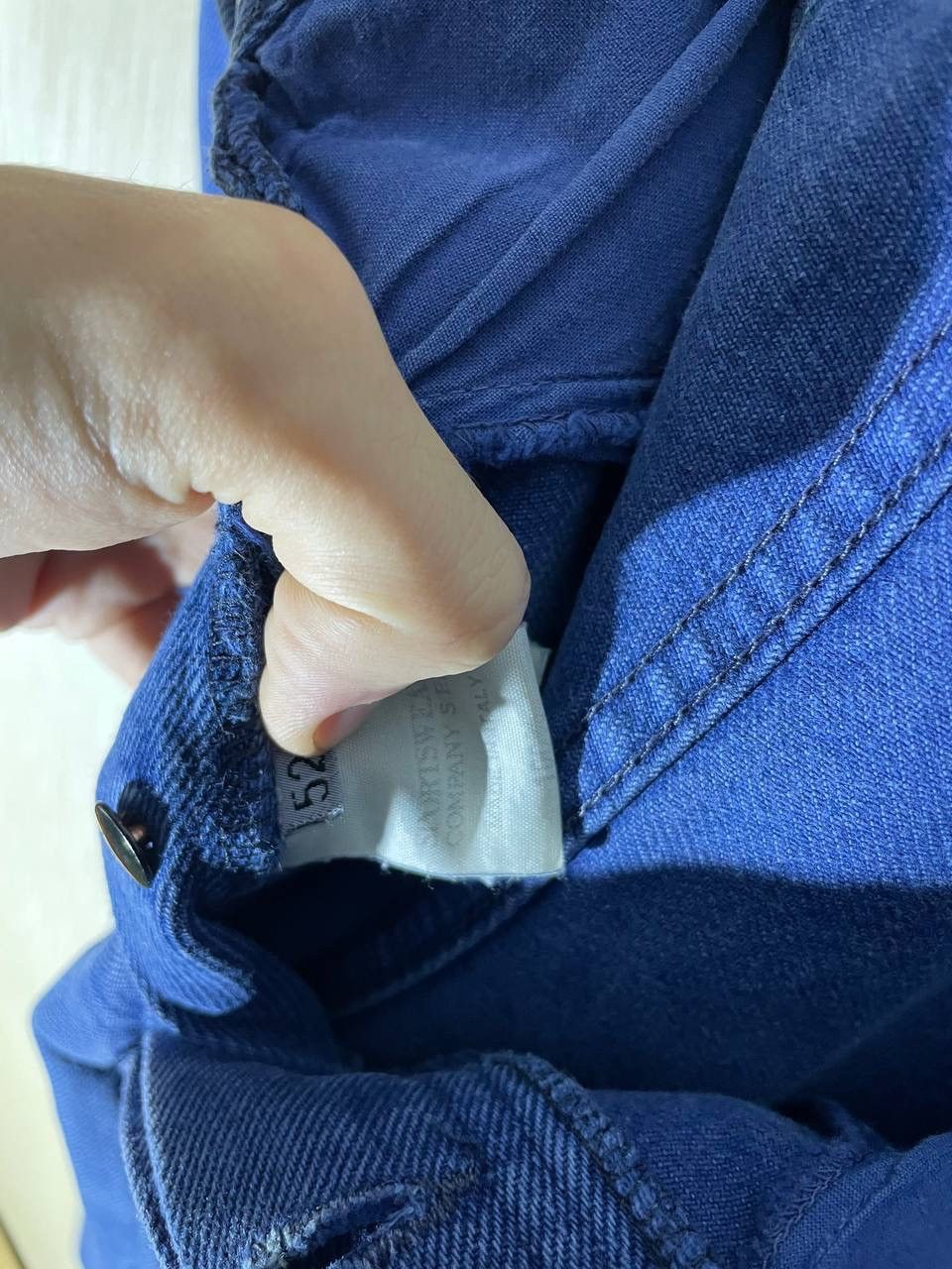 Massimo Osti × Stone Island × Vintage Stone Island Vintage Patch Denim Jeans Size US 32 / EU 48 - 11 Thumbnail