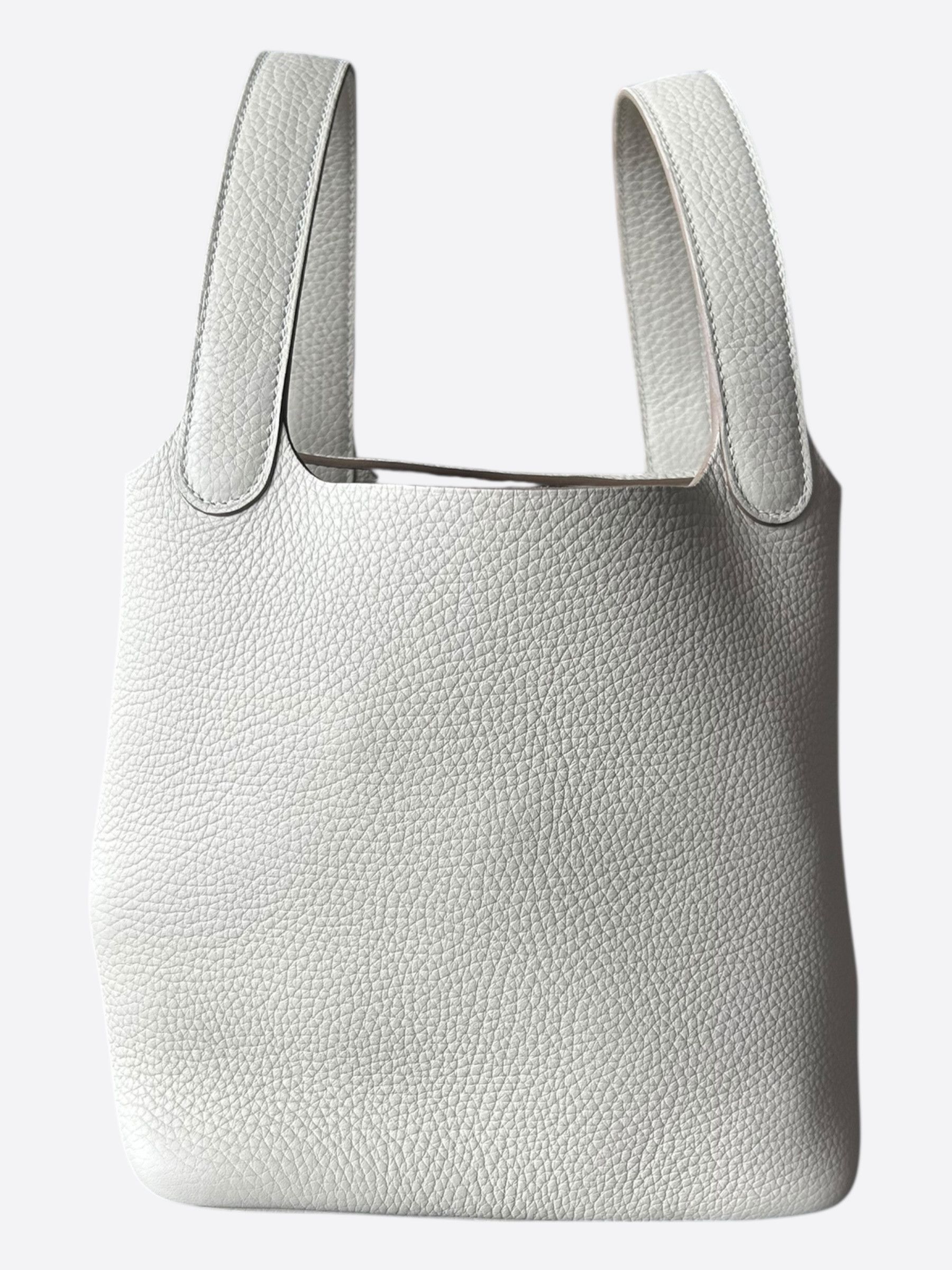 Hermes Hermes White Clemence Picotin 18 Size ONE SIZE - 2 Thumbnail
