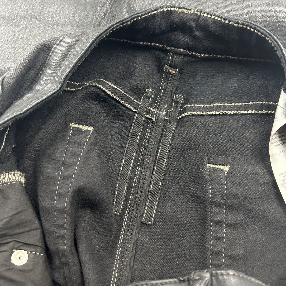 Rick Owens Drkshdw Rick Owens Drkshdw “larry” Waxed Jeans Size US 28 / EU 44 - 4 Thumbnail