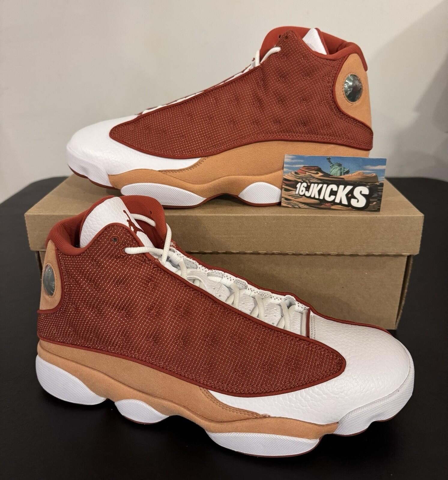 Jordan Brand Size 11 - Air Jordan 13 Retro Dune Red Size US 11 / EU 44 - 1 Thumbnail