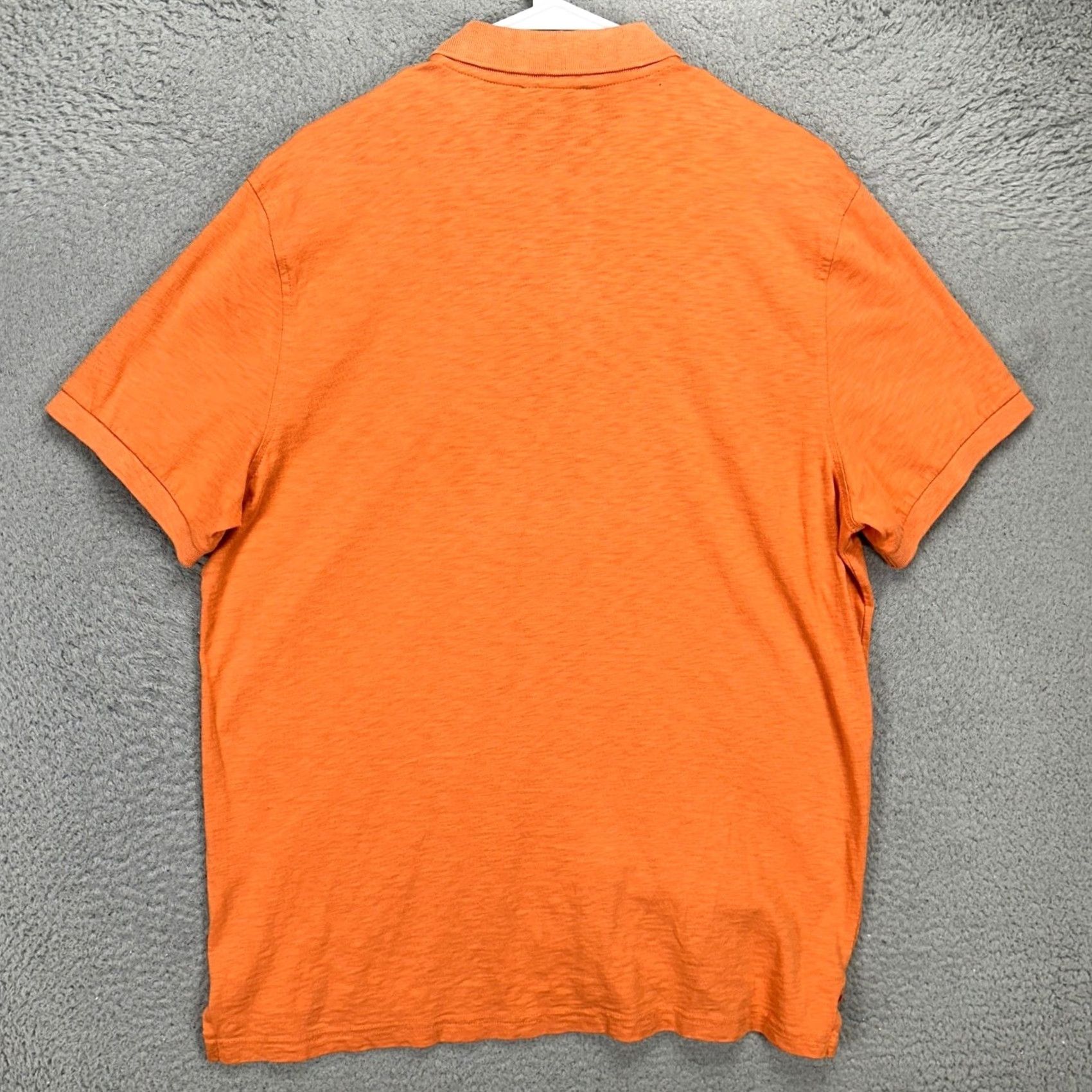 Vintage J Crew Polo Shirt Mens XL Orange Short Sleeve Rugby Casual Comfort 100% Cotton Size US XL / EU 56 / 4 - 3 Thumbnail
