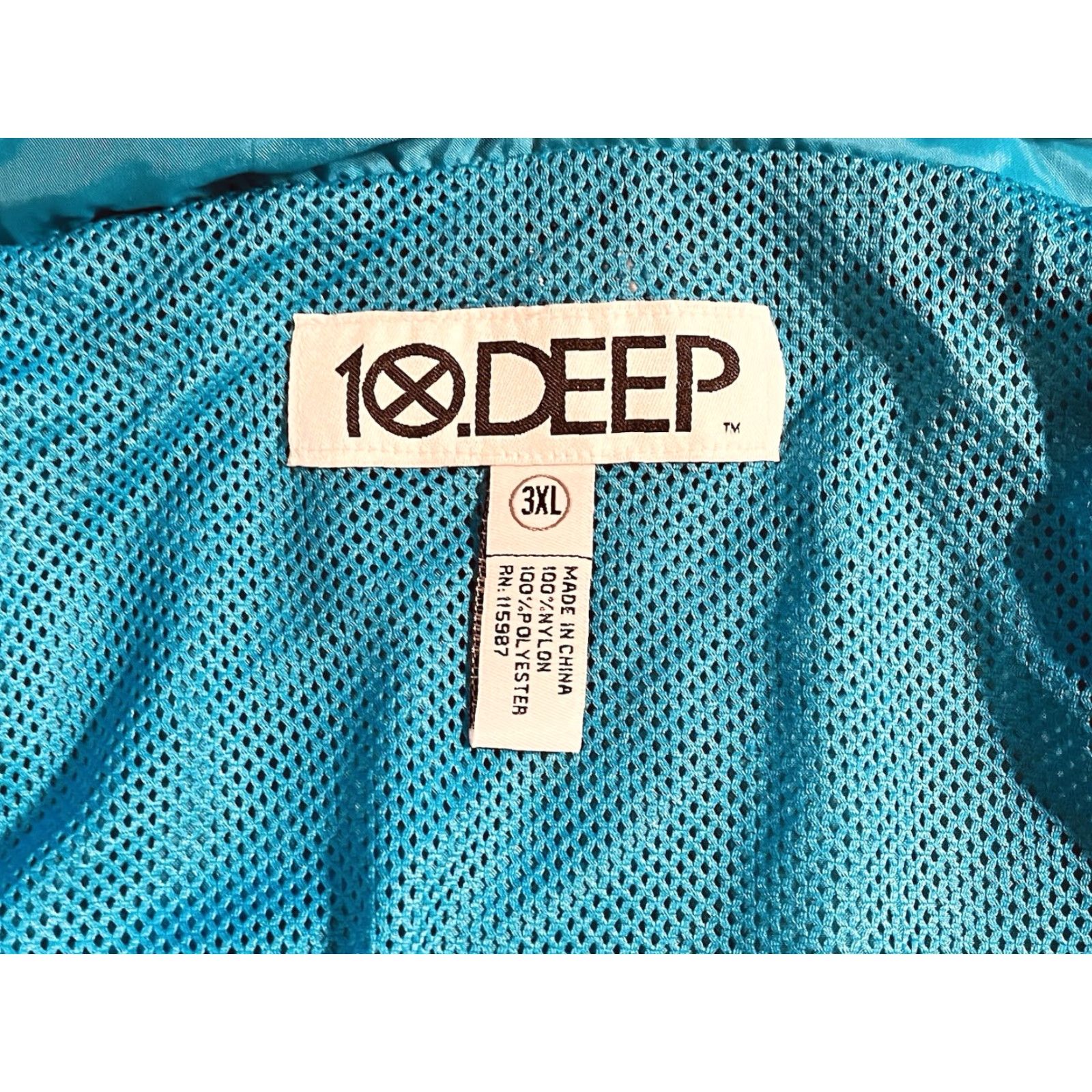 Olive 10 Deep Live Larger Group Jacket Mens 3XL Sunburst Aztec Turquoise Hooded Parka Full Zip Lined Pockets Solid Colorful Western Hip Hop 90s Mens Size US XXL / EU 58 / 5 - 6 Thumbnail