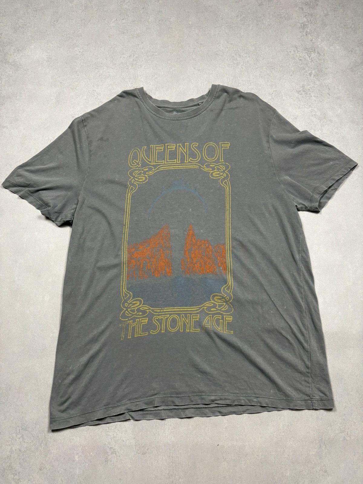 Vintage 00s Queens Of The Stone Age T Shirt Rare Tee Merch