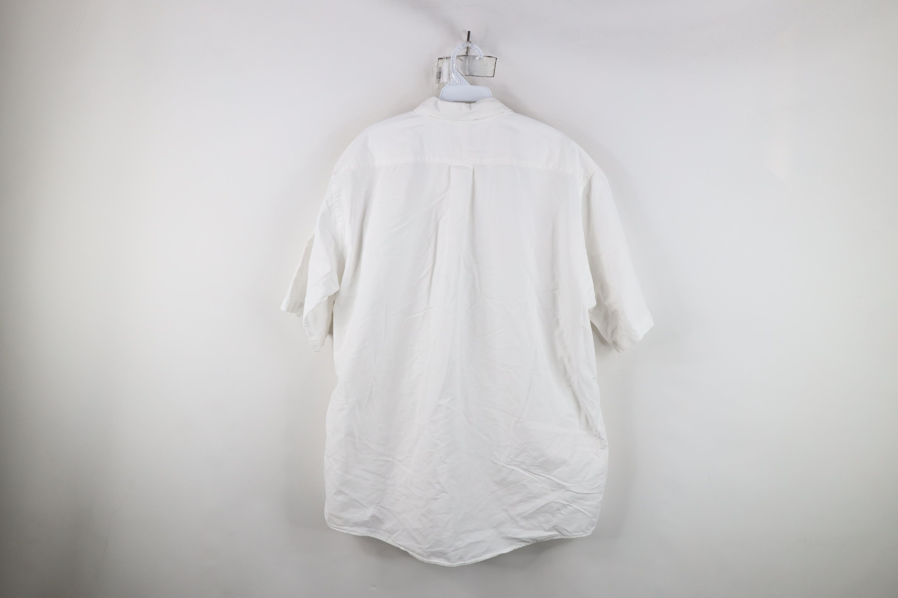 L.L. Bean × Vintage Vintage 90s LL Bean Cotton Oxford Button Down Shirt White Size US L / EU 52-54 / 3 - 9 Thumbnail