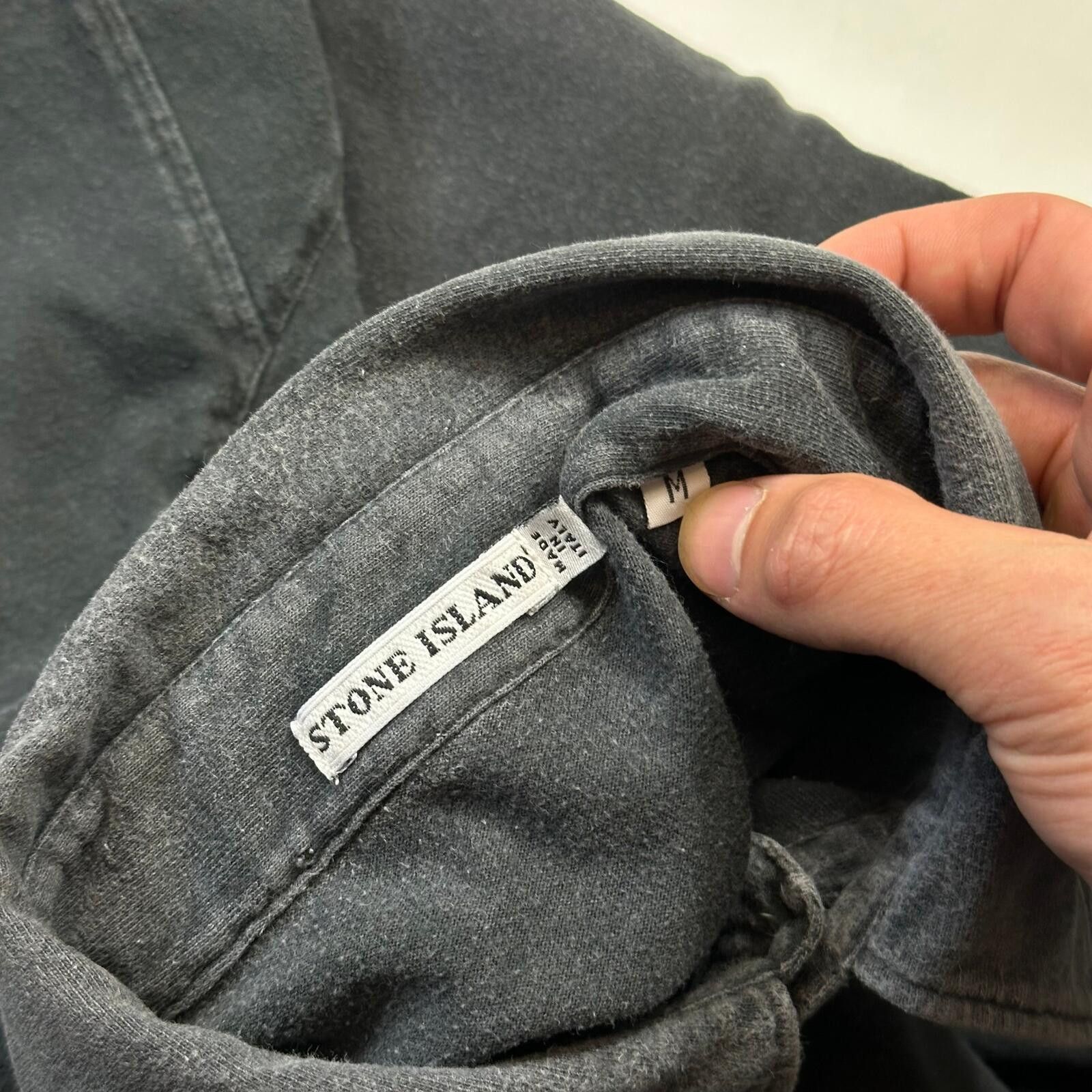 Stone Island Stone Island 1999 Heavy Cotton Spellout Carpenter Shirt M/L Size US L / EU 52-54 / 3 - 5 Thumbnail