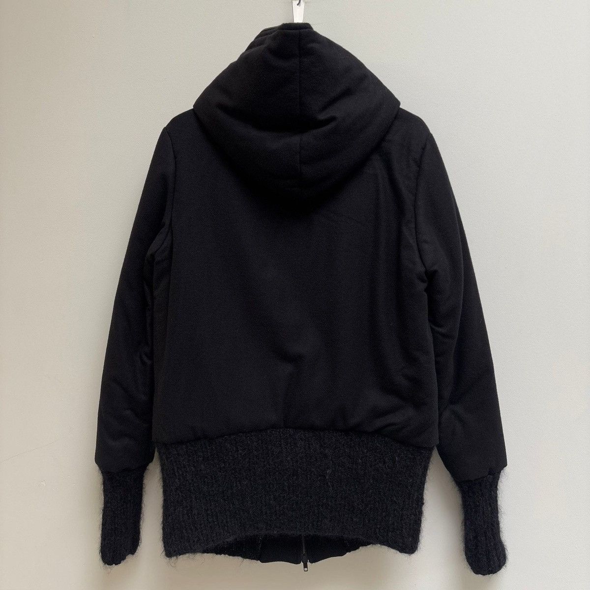 Ann Demeulemeester FW18 Ann Demeulemeester Wool Hooded Bomber Size XS / US 0-2 / IT 36-38 - 2 Thumbnail