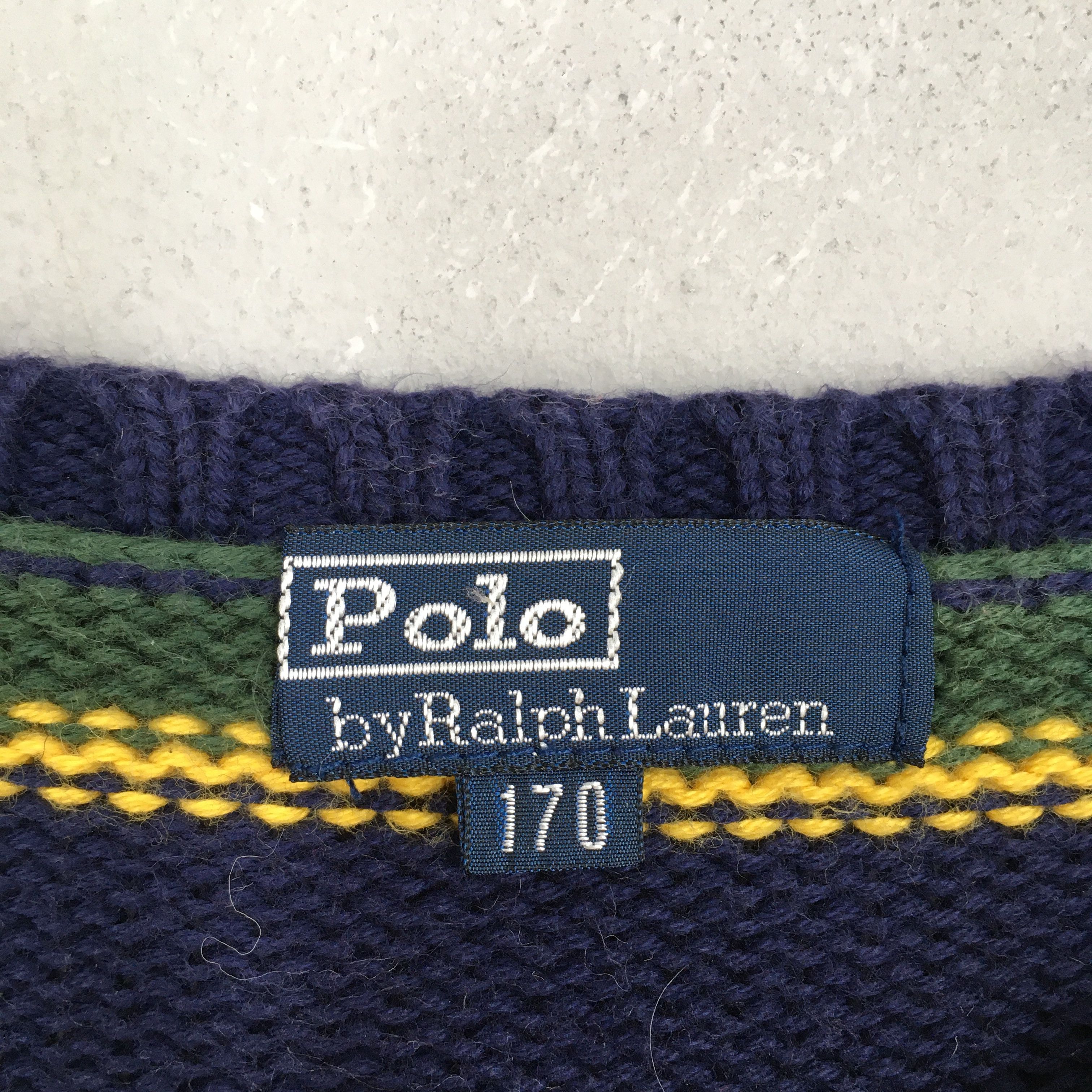 Polo Ralph Lauren Vintage Polo Ralph Lauren Stripes Knit Sweater Medium Size US M / EU 48-50 / 2 - 4 Thumbnail