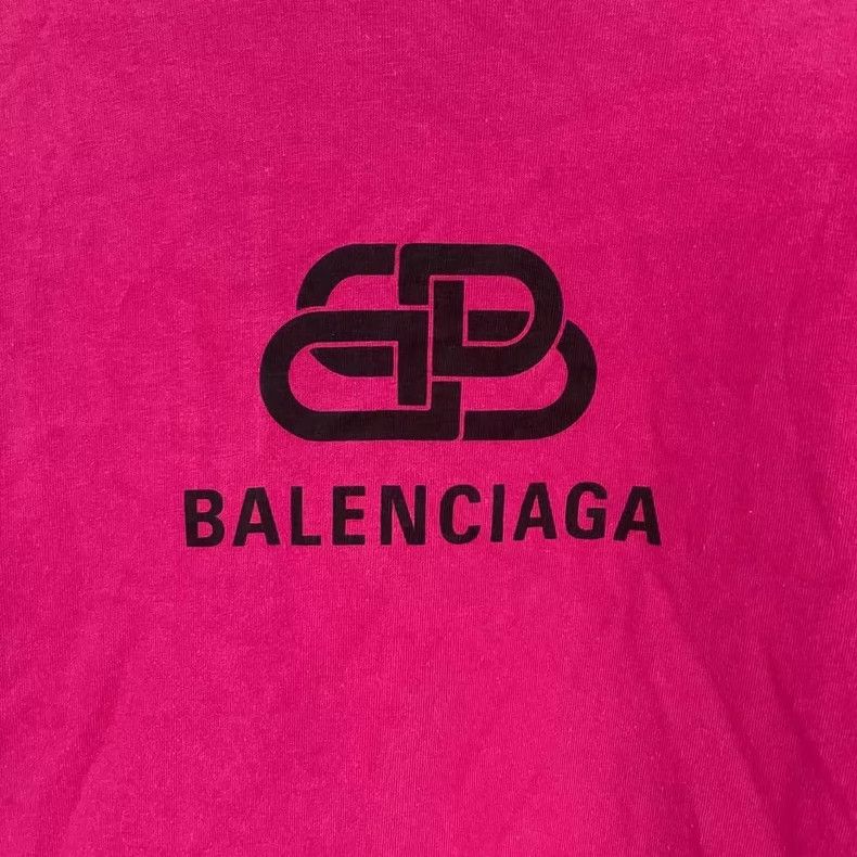 Balenciaga Balenciaga Dark Purple Buckle Short Sleeve Size US M / EU 48-50 / 2 - 2 Thumbnail