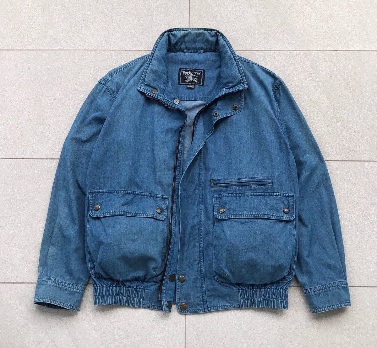 Burberry Prorsum Vintage Burberrys Prorsum Blouson Cargo Pocket Bomber Jacket Size US M / EU 48-50 / 2 - 1 Thumbnail