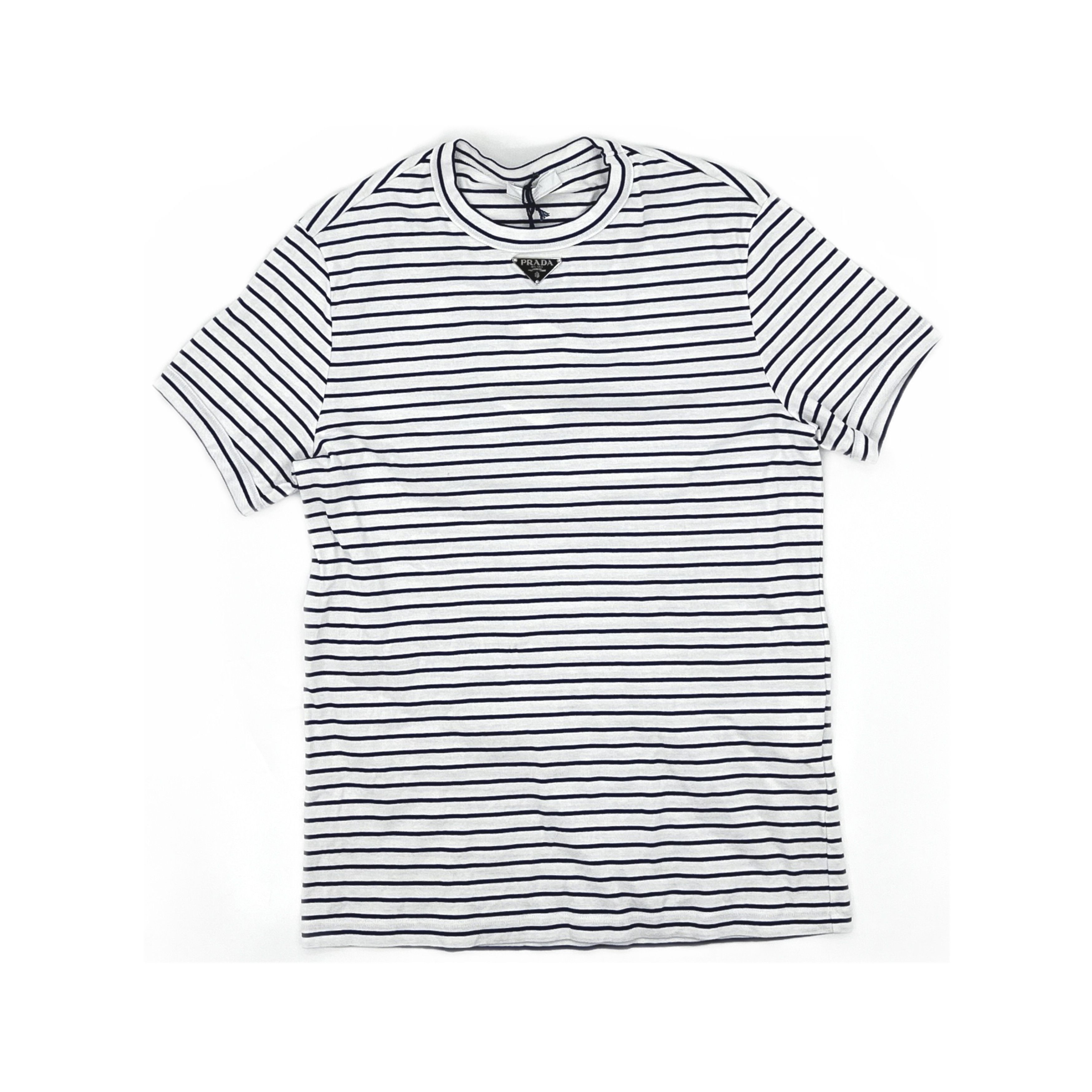 Prada Prada Striped T-Shirt Size M Size US M / EU 48-50 / 2 - 1 Thumbnail