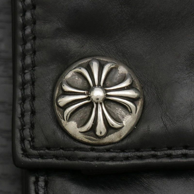 Chrome Hearts Chrome Hearts 3-Fold Cross Button Wallet Size ONE SIZE - 3 Thumbnail