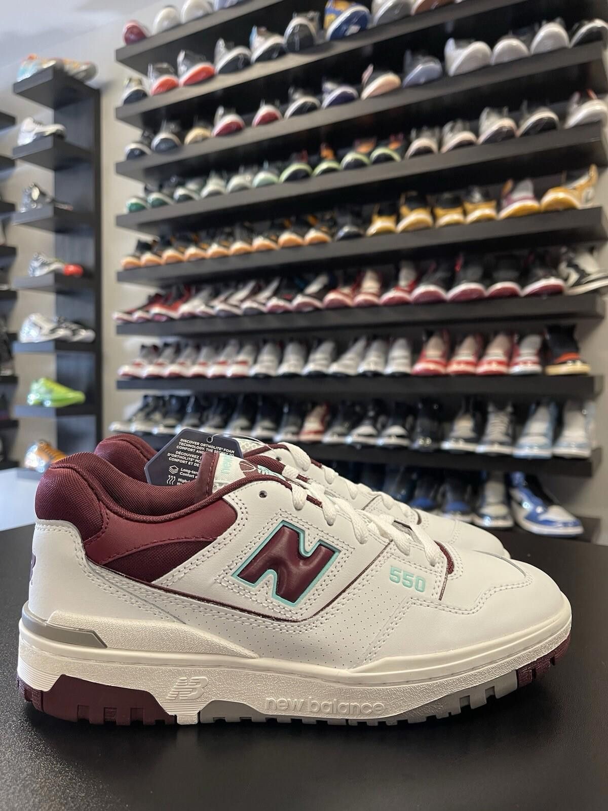 New Balance Size 8 - New Balance BB550WBG 550 'Burgundy Turquoise’ Size US 8 / EU 41 - 3 Thumbnail