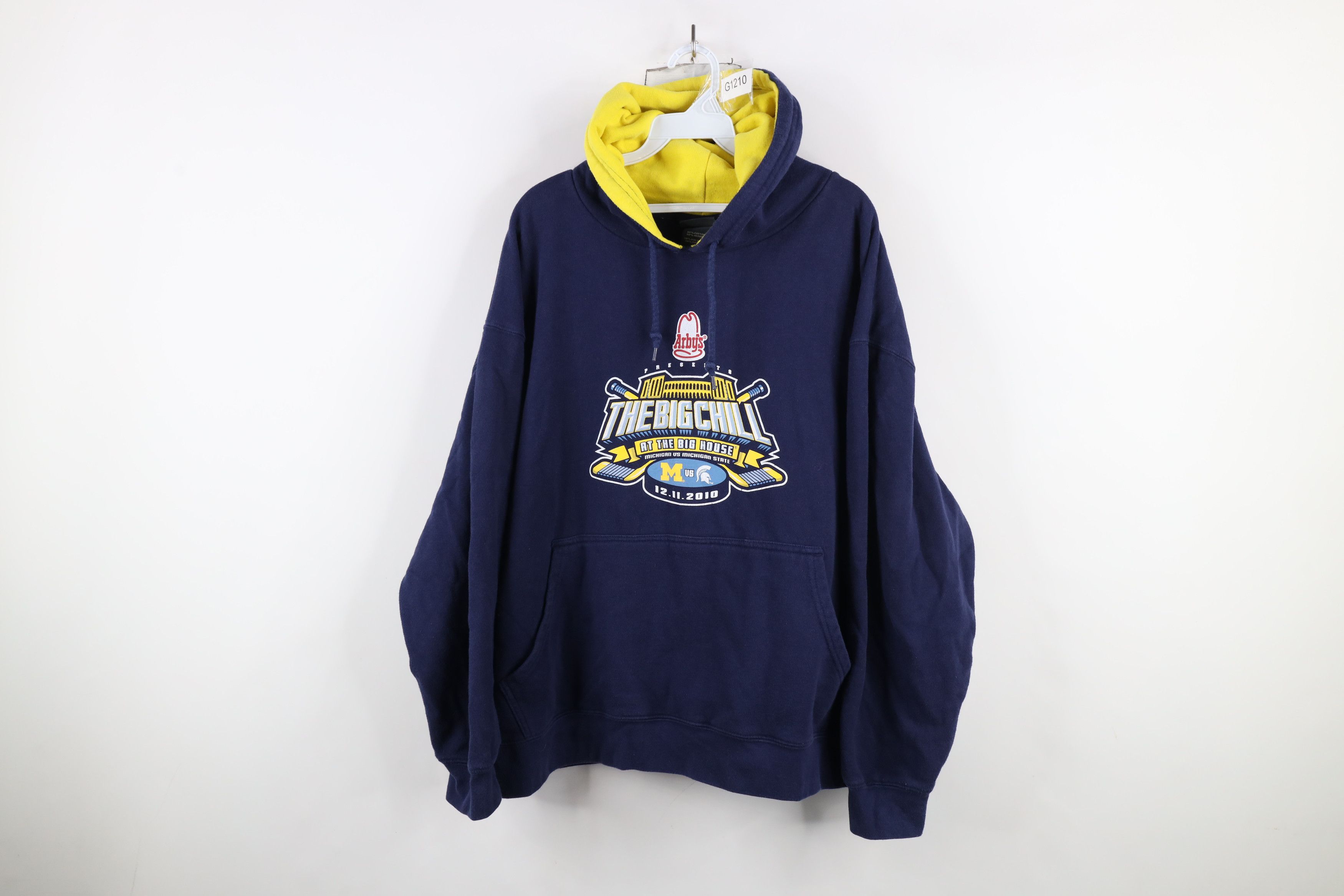 Vintage Vintage Y2K University Michigan State University Hoodie Size US XXL / EU 58 / 5 - 1 Thumbnail