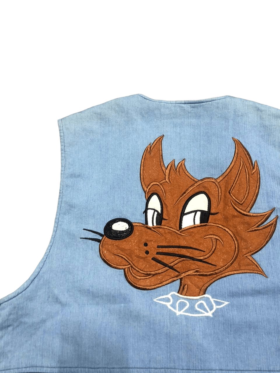 Cartoon Network Japanese Brand Vintage Wolf Spirit Embroidered Print Vest Size US L / EU 52-54 / 3 - 4 Thumbnail
