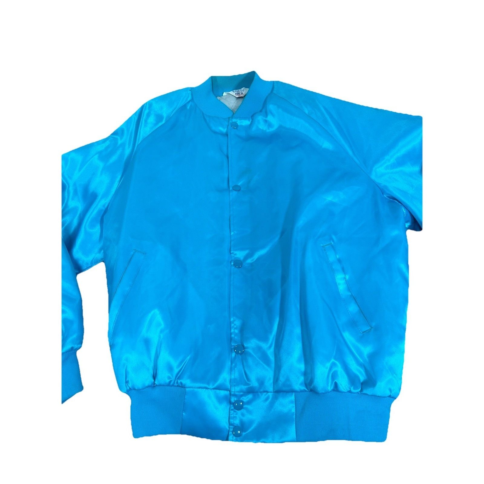 Vintage Vintage Coffta 78 Racing Satin Blue Jacket Coat Size US XL / EU 56 / 4 - 2 Thumbnail