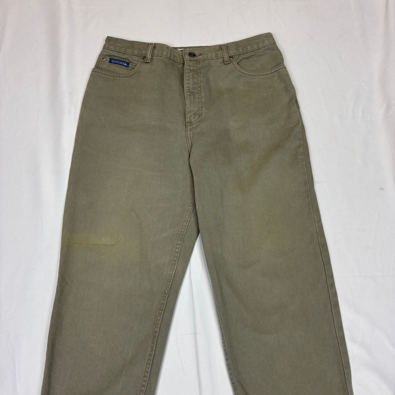 Quiksilver × Vintage VTG Quiksilver Salt Water Denim Jeans 34x26 Baggy Skater Size US 34 / EU 50 - 2 Thumbnail