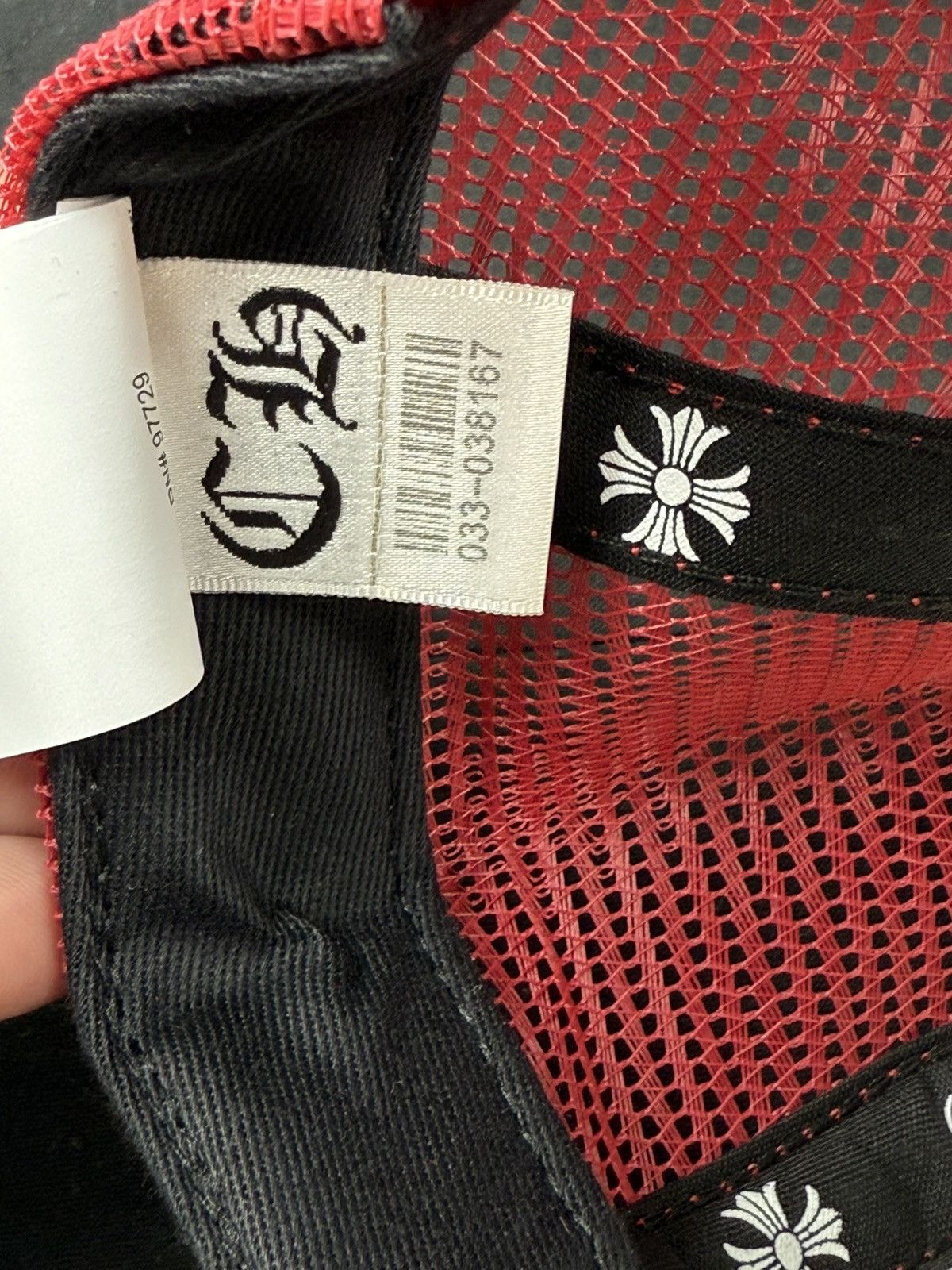Chrome Hearts Red Eyechart Trucker Hat Size ONE SIZE - 7 Thumbnail