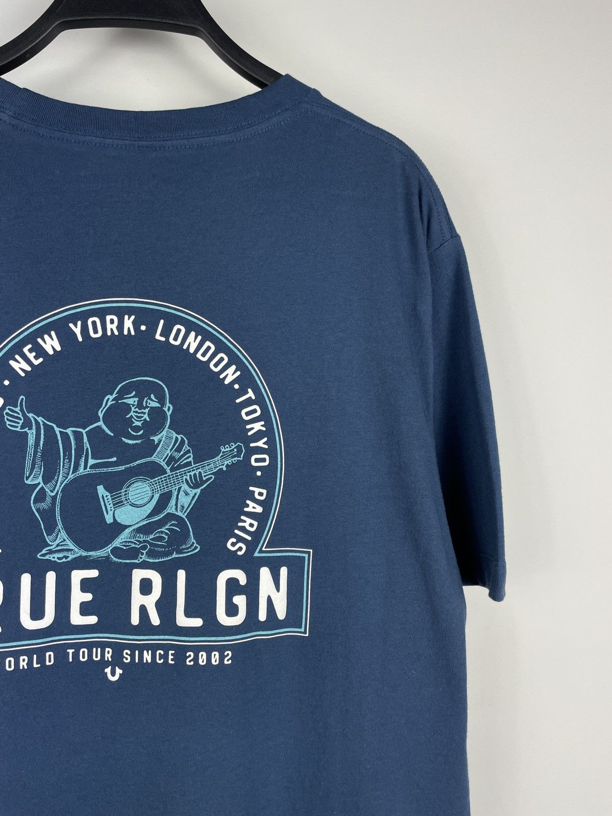 True Religion × Vintage True Religion Buddha Big Logo T-shirt Size US L / EU 52-54 / 3 - 3 Thumbnail